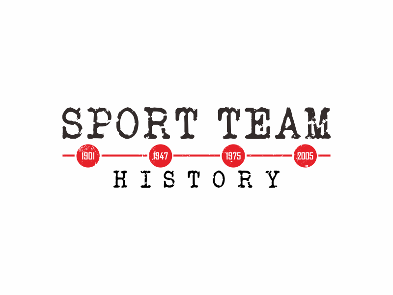 Sports Team History logo design by Realistis
