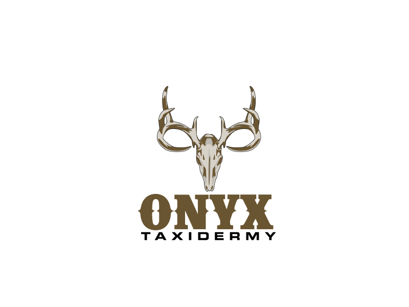 ONYX TAXIDERMY logo design by ElonStark