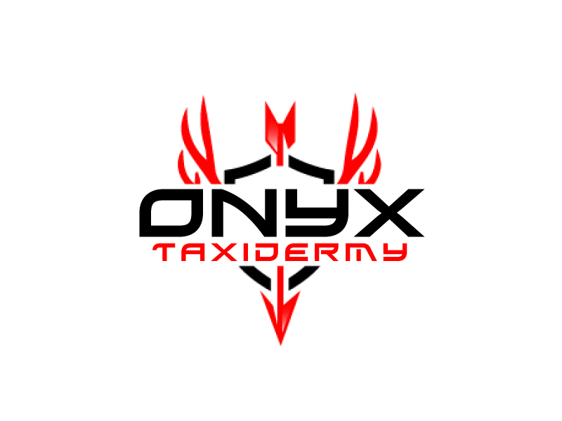 ONYX TAXIDERMY logo design by ElonStark