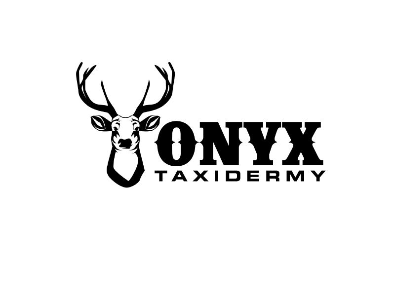 ONYX TAXIDERMY logo design by ElonStark