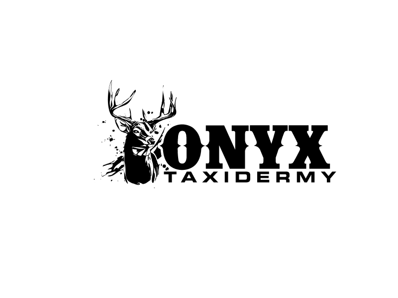 ONYX TAXIDERMY logo design by ElonStark