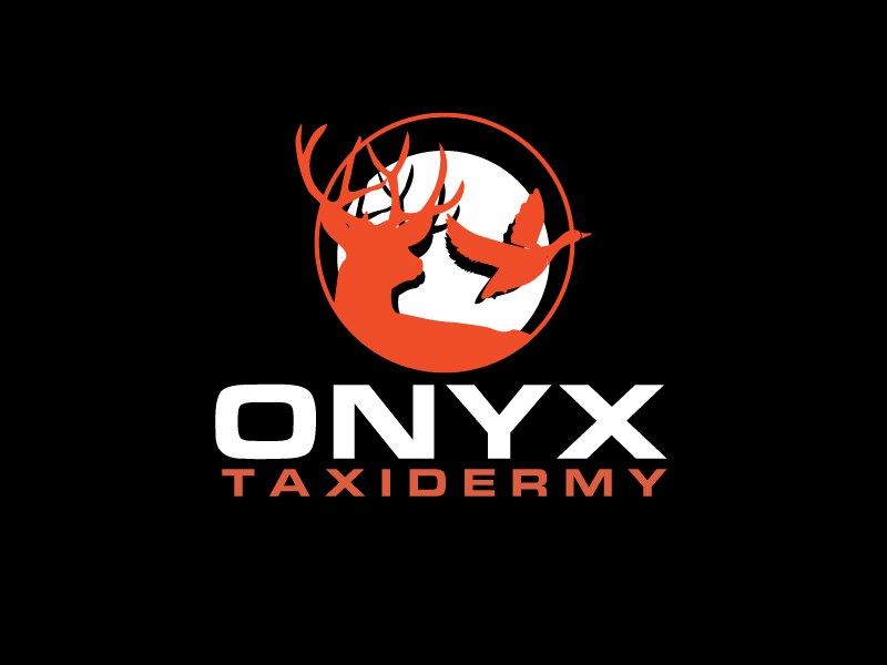 ONYX TAXIDERMY logo design by ElonStark