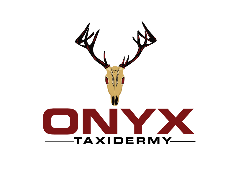 ONYX TAXIDERMY logo design by ElonStark