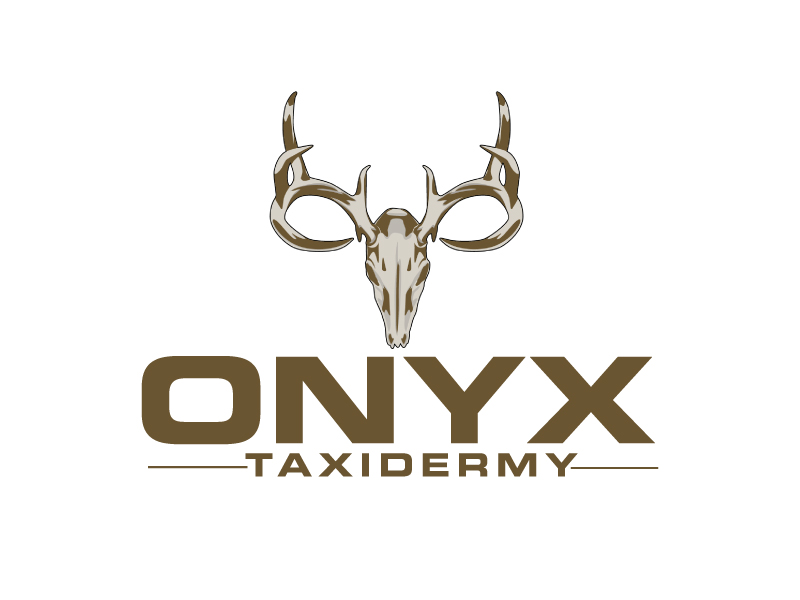 ONYX TAXIDERMY logo design by ElonStark