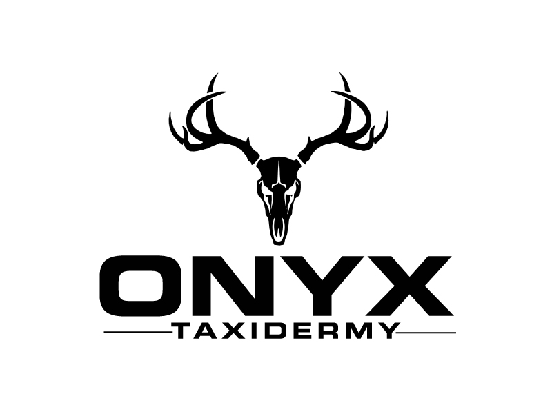 ONYX TAXIDERMY logo design by ElonStark