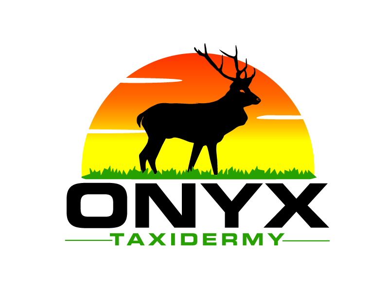 ONYX TAXIDERMY logo design by ElonStark