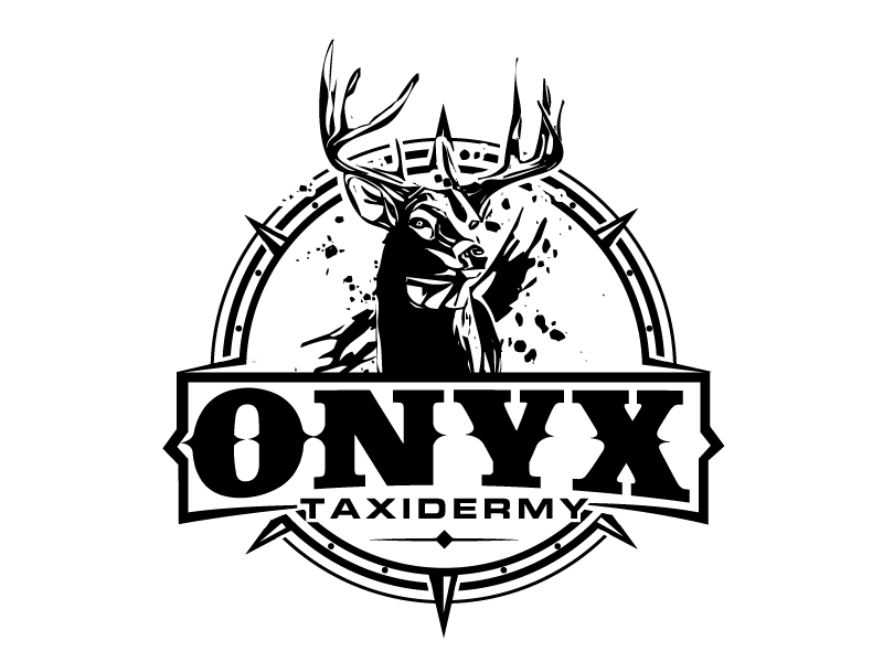 ONYX TAXIDERMY logo design by ElonStark