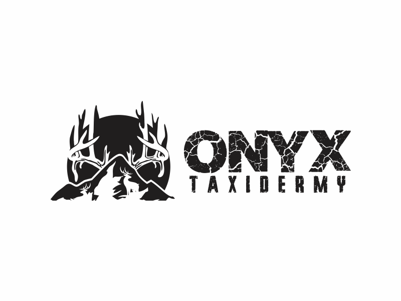 ONYX TAXIDERMY logo design by up2date