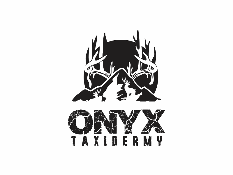 ONYX TAXIDERMY logo design by up2date
