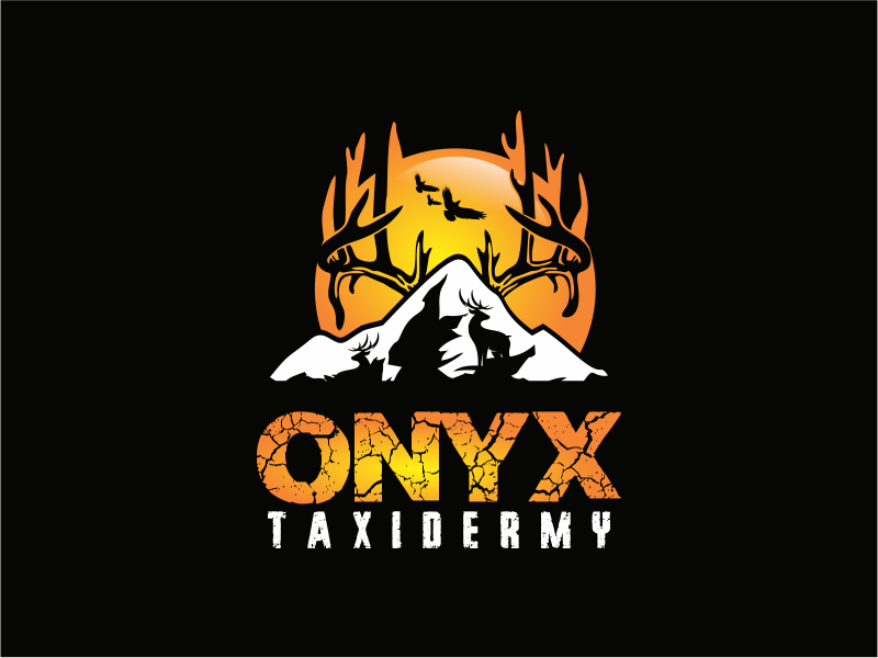 ONYX TAXIDERMY logo design by up2date