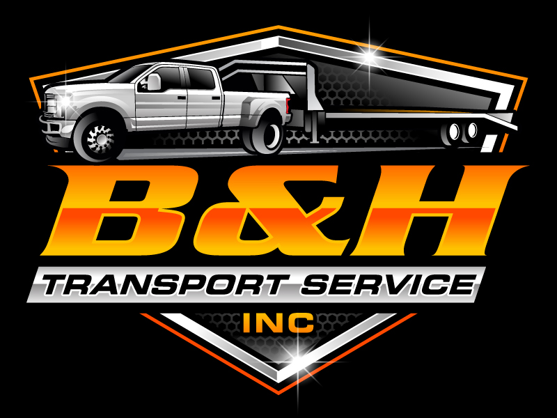 B & H Transport Service, Inc. Logo Design - freelancelogodesign.com