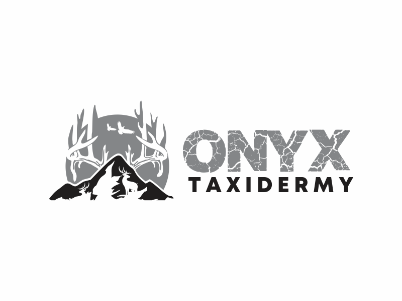 ONYX TAXIDERMY logo design by up2date