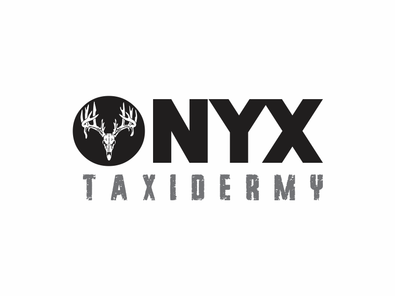 ONYX TAXIDERMY logo design by up2date