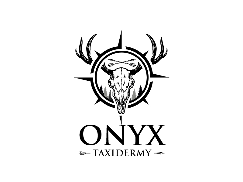 ONYX TAXIDERMY logo design by MarkindDesign