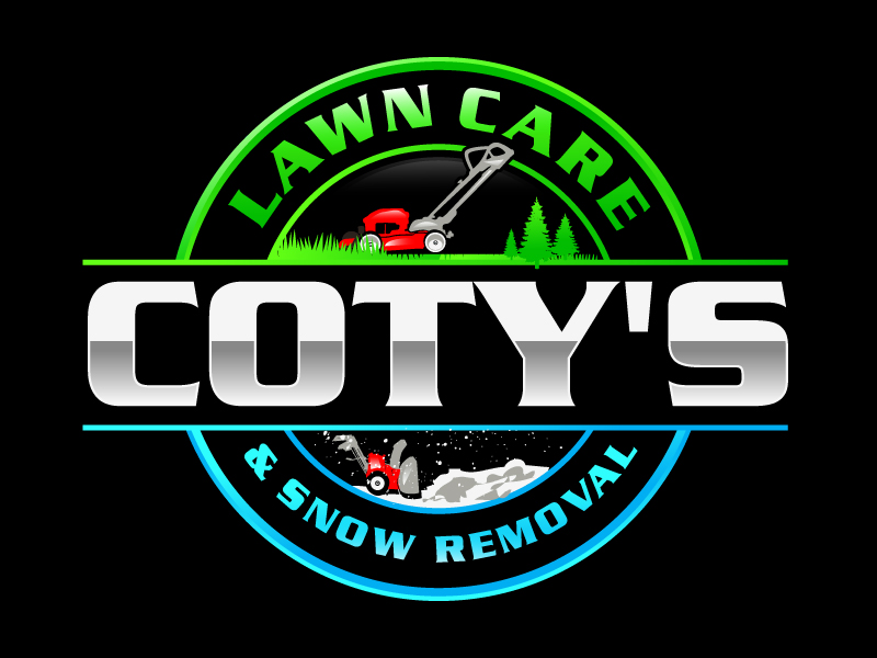 Coty's Lawn Care & Snow Removal logo design by LucidSketch