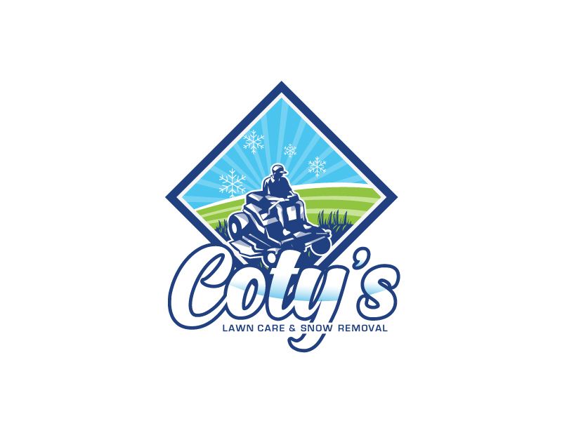 Coty's Lawn Care & Snow Removal logo design by LogoInvent