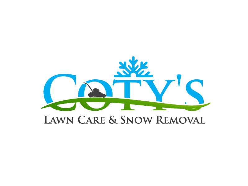 Coty's Lawn Care & Snow Removal logo design by bezalel