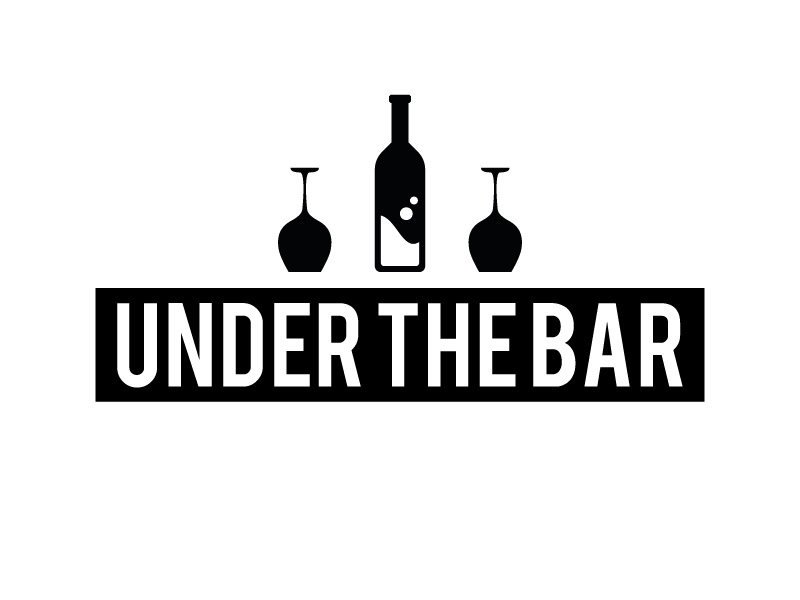 under the bar logo design by gateout