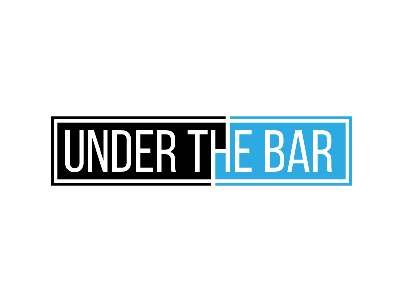 under the bar logo design by gateout