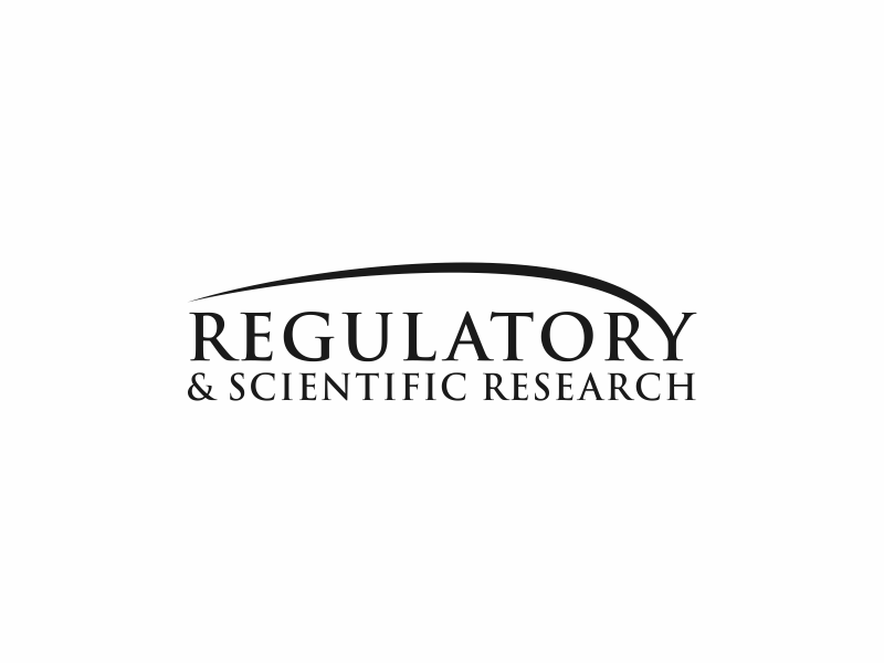 Regulatory & Scientific Research logo design by y7ce
