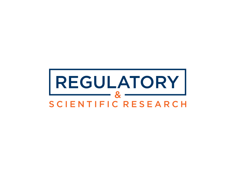 Regulatory & Scientific Research logo design by GassPoll