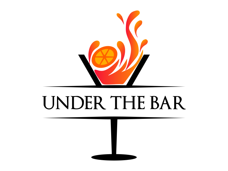 under the bar logo design by JessicaLopes