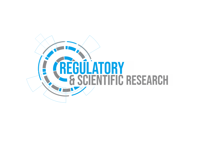 Regulatory & Scientific Research logo design by niichan12