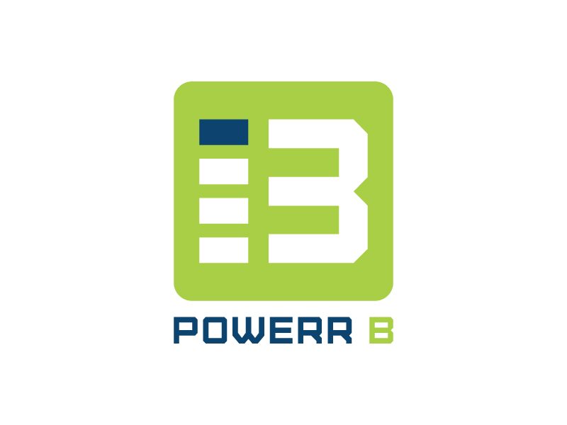 PowerrB logo design by gateout