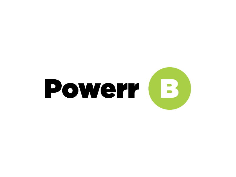 PowerrB logo design by gateout