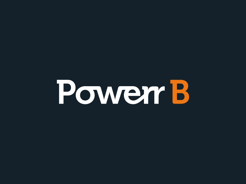 PowerrB logo design by zegeningen
