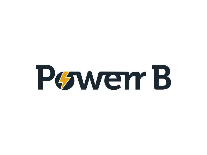 PowerrB logo design by zegeningen
