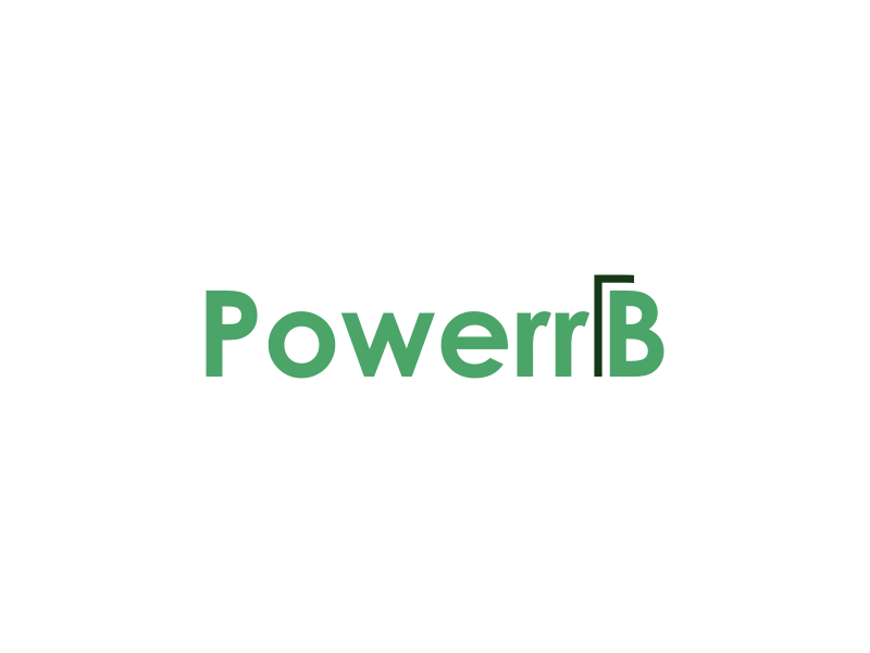 PowerrB logo design by lintinganarto