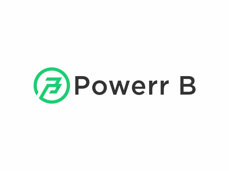 PowerrB logo design by y7ce