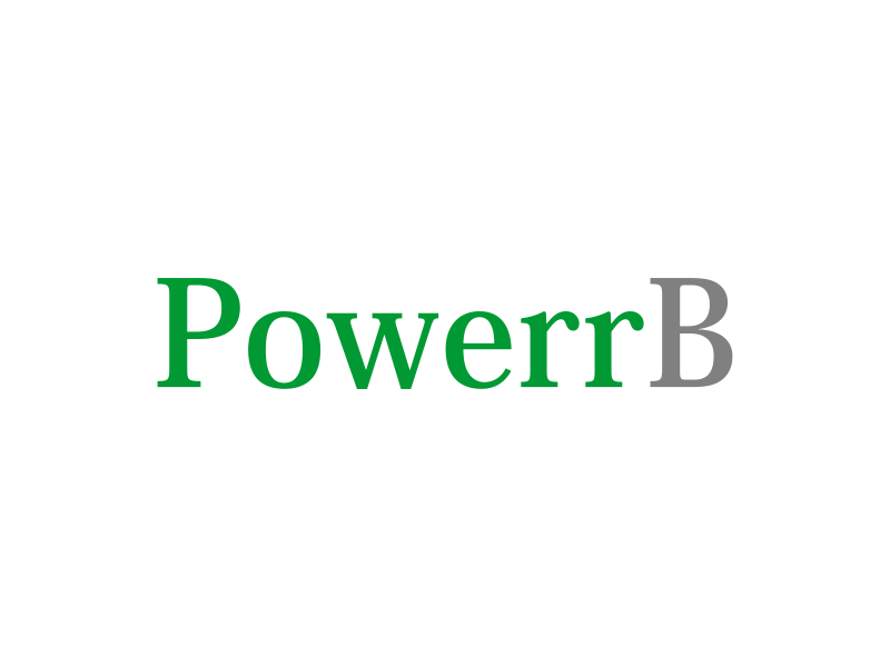 PowerrB logo design by mukleyRx