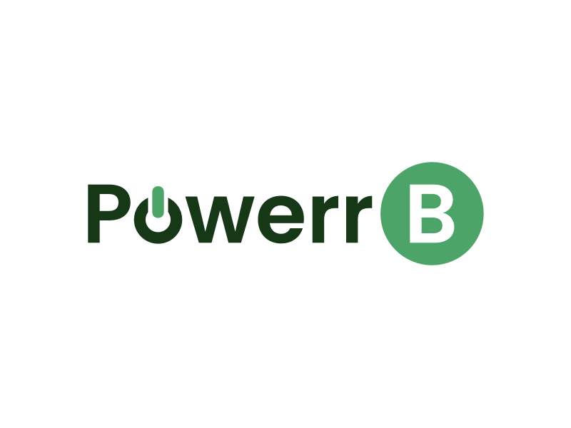 PowerrB logo design by puthreeone
