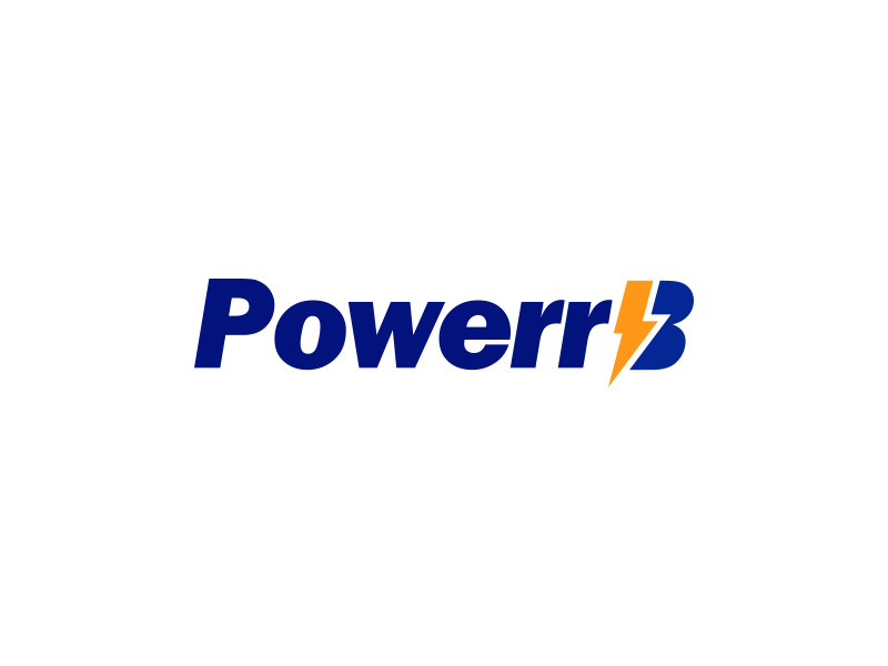 PowerrB logo design by brandshark