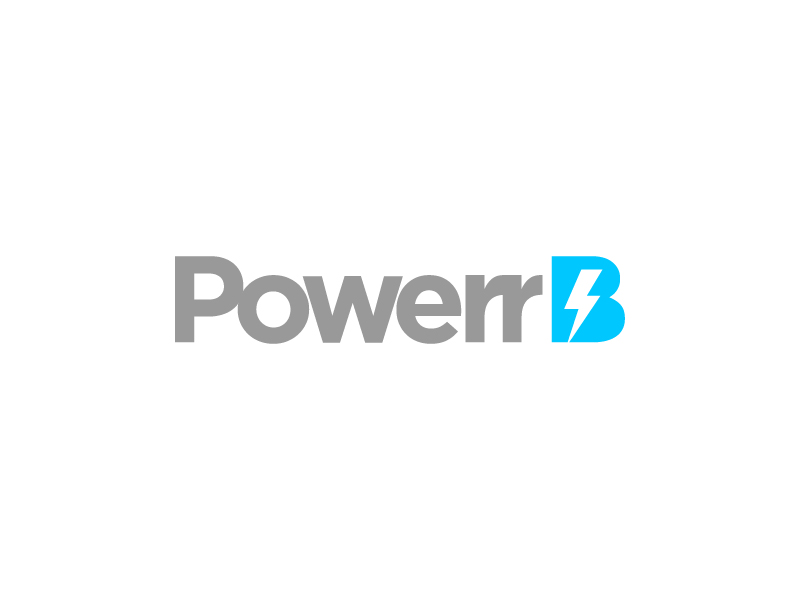 PowerrB logo design by wongndeso