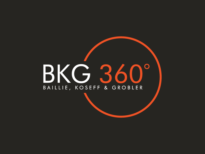 BKG 360degrees (BKG - Baillie, Koseff & Grobler) logo design by wongndeso