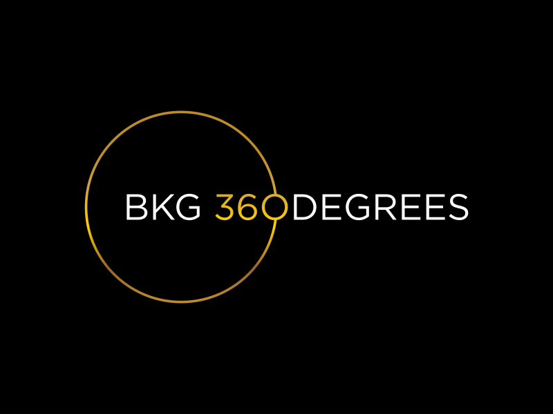 BKG 360degrees (BKG - Baillie, Koseff & Grobler) logo design by GassPoll