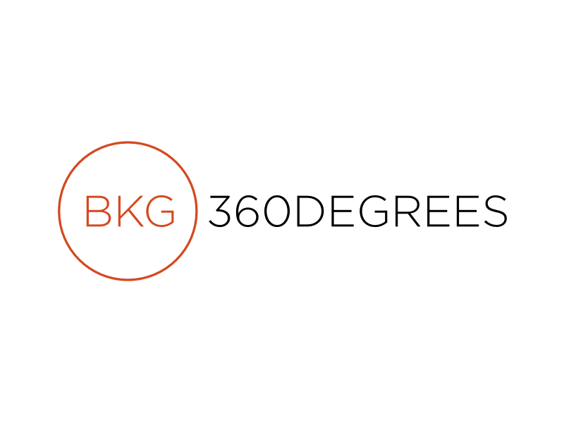 BKG 360degrees (BKG - Baillie, Koseff & Grobler) logo design by KQ5