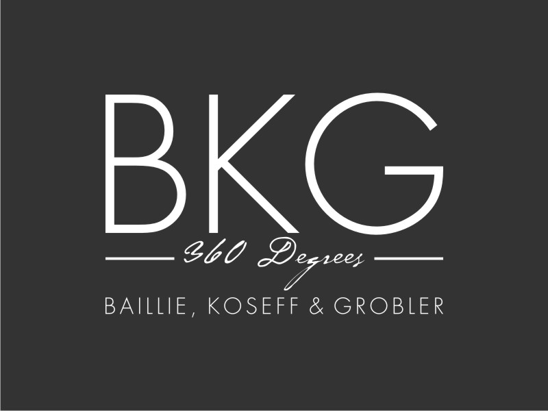 BKG 360degrees (BKG - Baillie, Koseff & Grobler) logo design by GemahRipah