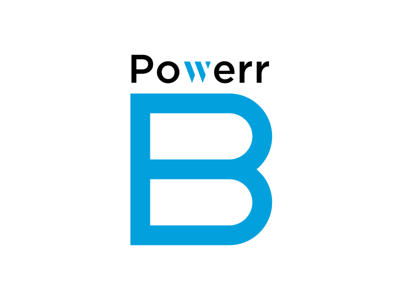 PowerrB logo design by GassPoll