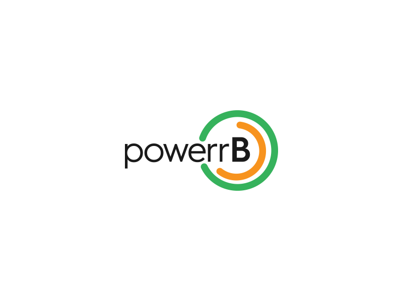 PowerrB logo design by Inlogoz