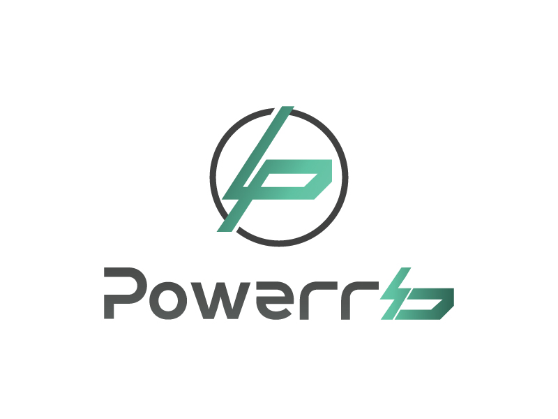 PowerrB logo design by Zackz
