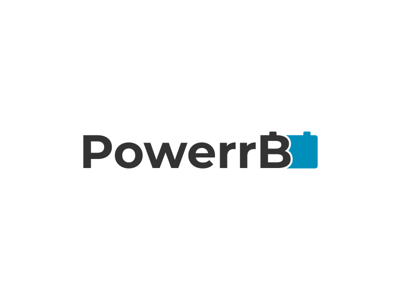 PowerrB logo design by Akisaputra