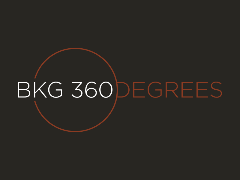 BKG 360degrees (BKG - Baillie, Koseff & Grobler) logo design by kopipanas