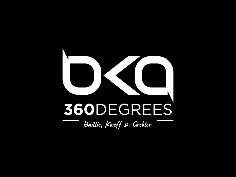 BKG 360degrees (BKG - Baillie, Koseff & Grobler) logo design by torresace