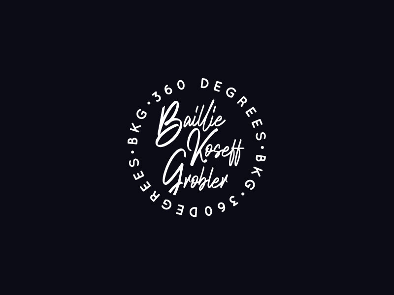 BKG 360degrees (BKG - Baillie, Koseff & Grobler) logo design by Cristina