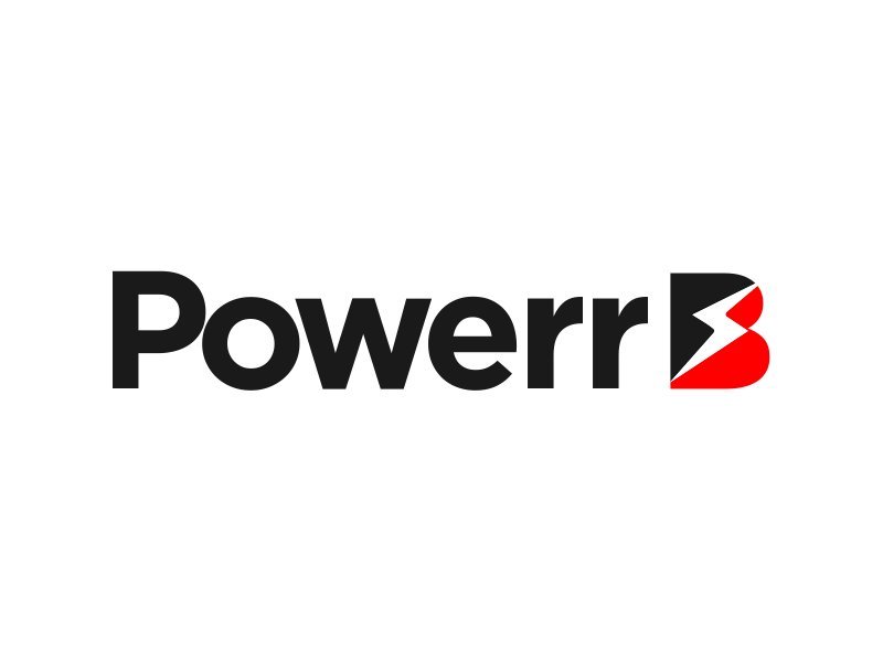 PowerrB logo design by MUNAROH