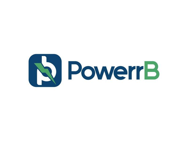PowerrB logo design by Realistis